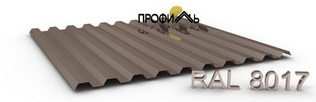 Профнастил СС10  8017  0.50